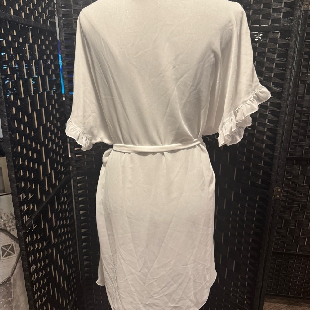 Apt 9 White Sheer Kimono Style Robe Sz XL - Picture 2 of 3